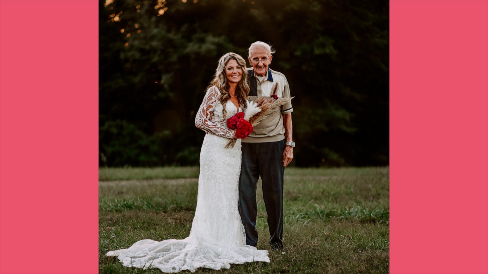 VIDEO: 94-year-old grandpa grows all the flowers for granddaughter’s wedding