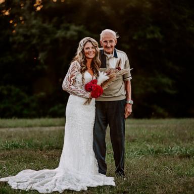 VIDEO: 94-year-old grandpa grows all the flowers for granddaughter’s wedding