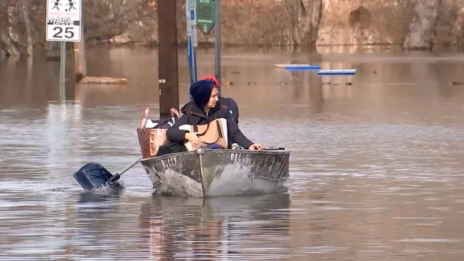 VIDEO: Flood waters rising as East Coast recovers from deadly storm