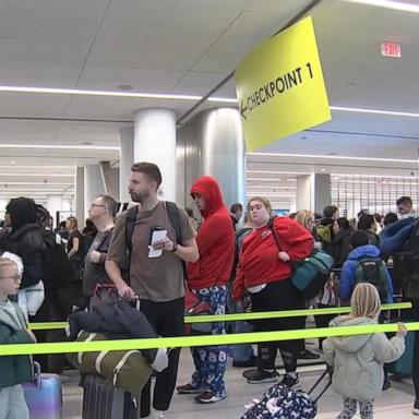 VIDEO: Record-setting holiday travel