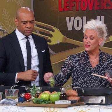 VIDEO: Chef Anne Burrell makes her sweet potato and apple hash