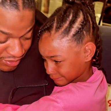 VIDEO: Little girl cries tears of gratitude unwrapping Stanley cup from her dad