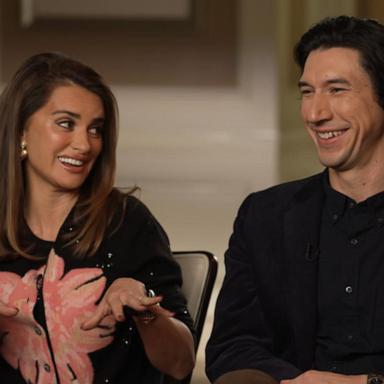 VIDEO: Adam Driver and Penelope Cruz talk new film 'Ferrari'