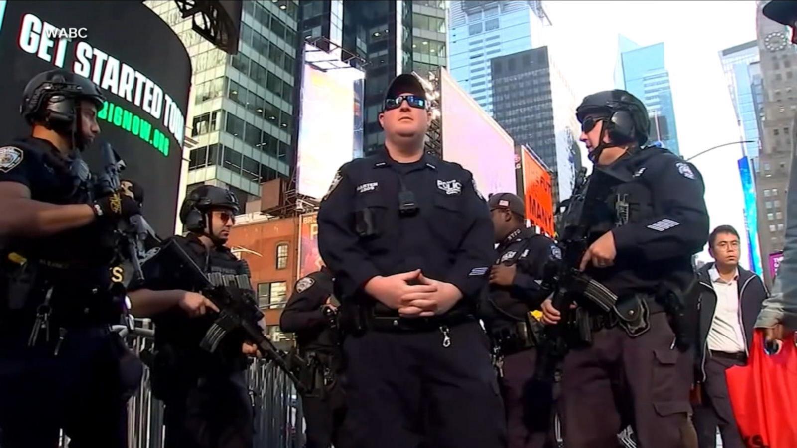 VIDEO: NYPD preps security operation ahead of Times Square ball drop