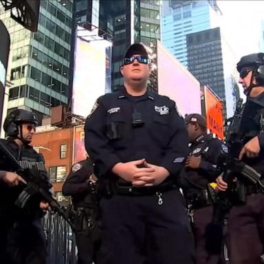 VIDEO: NYPD preps security operation ahead of Times Square ball drop