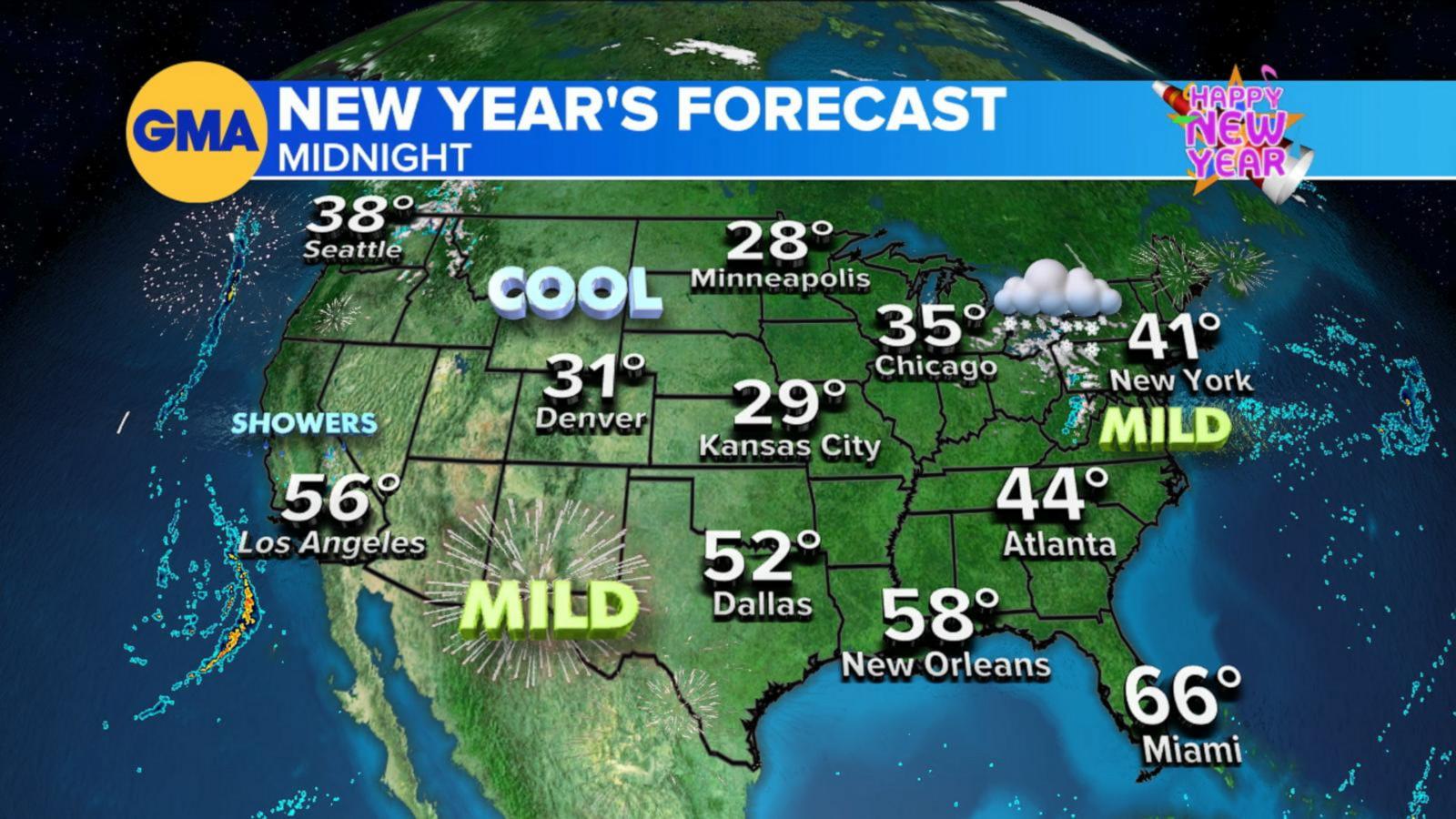VIDEO: A look at New Year’s Eve forecast