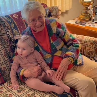 VIDEO: 103-year-old woman meeting her great-granddaughter will melt your heart 