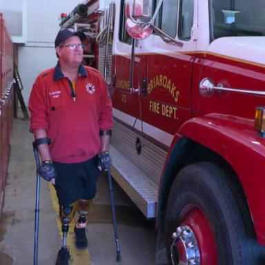 VIDEO: Former Texas firefighter finds new purpose helping first responders