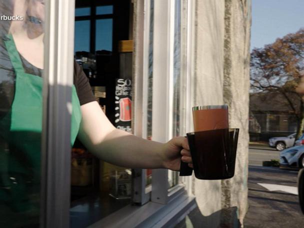 Starbucks reusable red and holiday cups return - Good Morning America