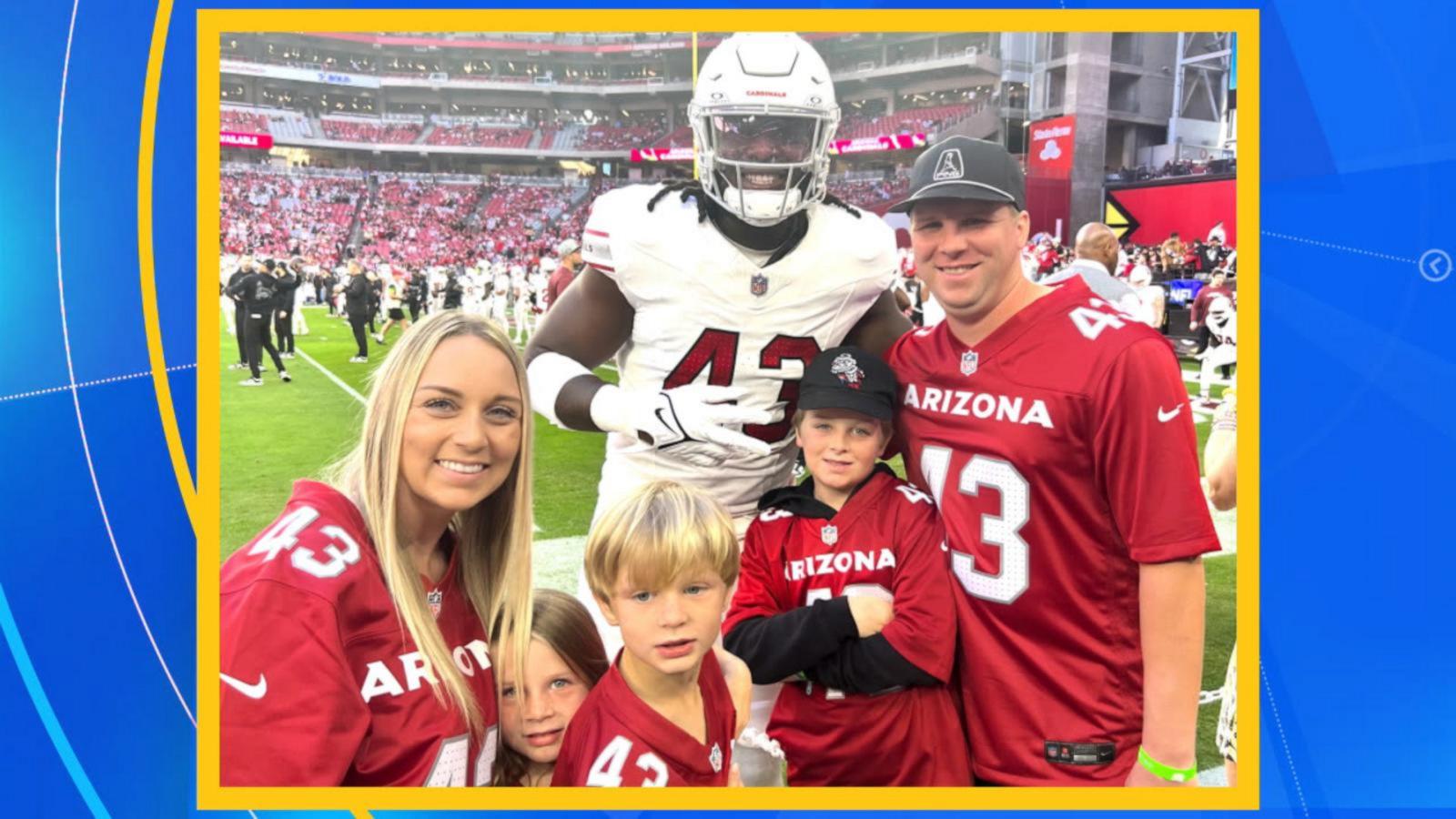 VIDEO: NFL linebacker gives back to family who helped him with flat tire