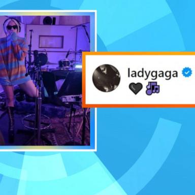 VIDEO: Lady Gaga in the studio