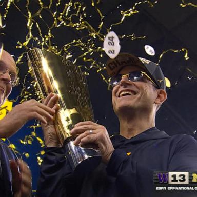 VIDEO: Michigan beats Washington to win CFB National Championship