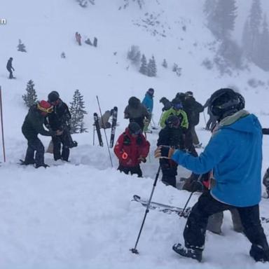 VIDEO: Rescues caught on camera as rare avalanche hits Lake Tahoe resort