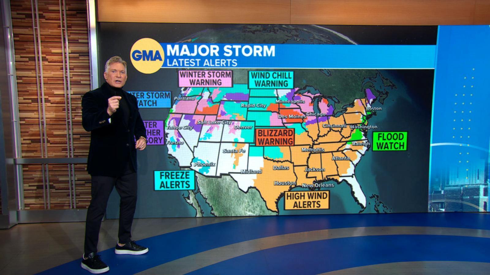 VIDEO: Extreme winter weather on the move