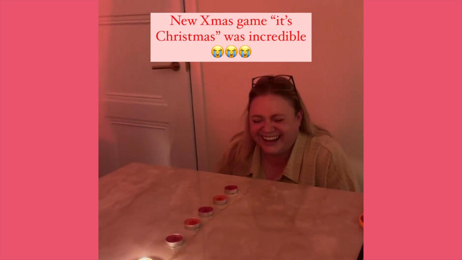 VIDEO: 'It's CHRISTMAS': Family can't stop laughing during hilarious shouting game