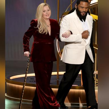 VIDEO: Christina Applegate receives emotional standing ovation at Emmy Awards 