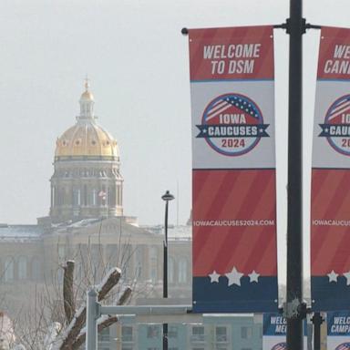 VIDEO: Republican voters brave cold in Iowa caucuses