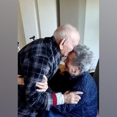 VIDEO: 103-year-old reunites with wife after monthlong hospital stay 