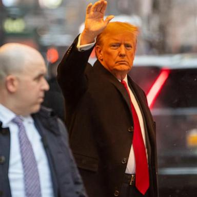 VIDEO: Trump returns to New York court for civil defamation trial