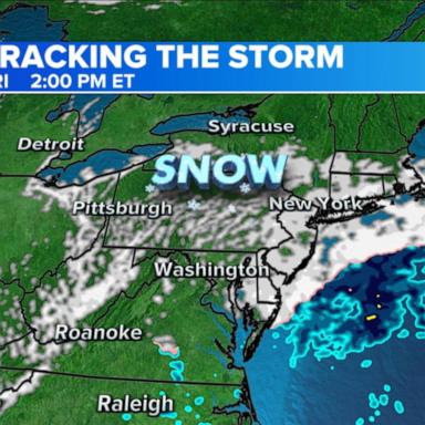 VIDEO: New winter storm on the move