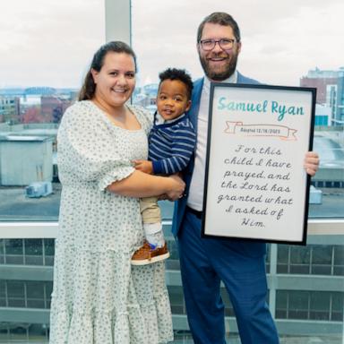 VIDEO: Couple adopts safe haven baby left at fire station