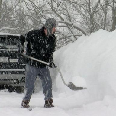 VIDEO: New round of snow takes aim at East coast