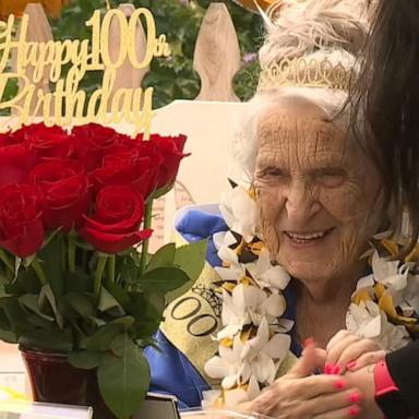 VIDEO: Woman re-enlists into Coast Guard for 100th birthday