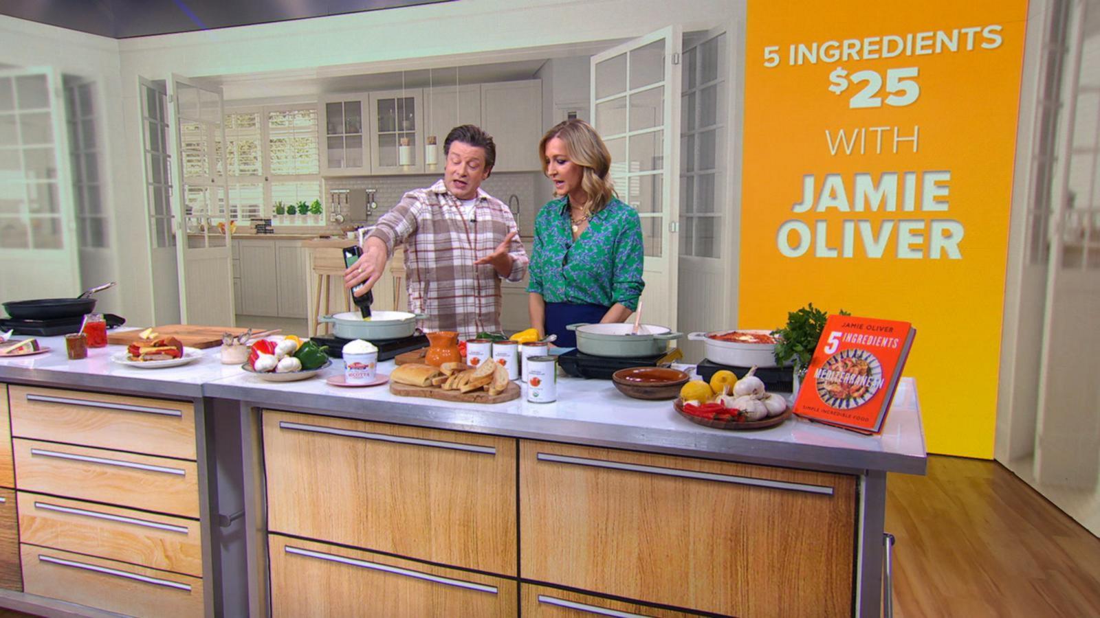 Jamie Oliver shares 5-ingredient meals from new cookbook - Good Morning  America
