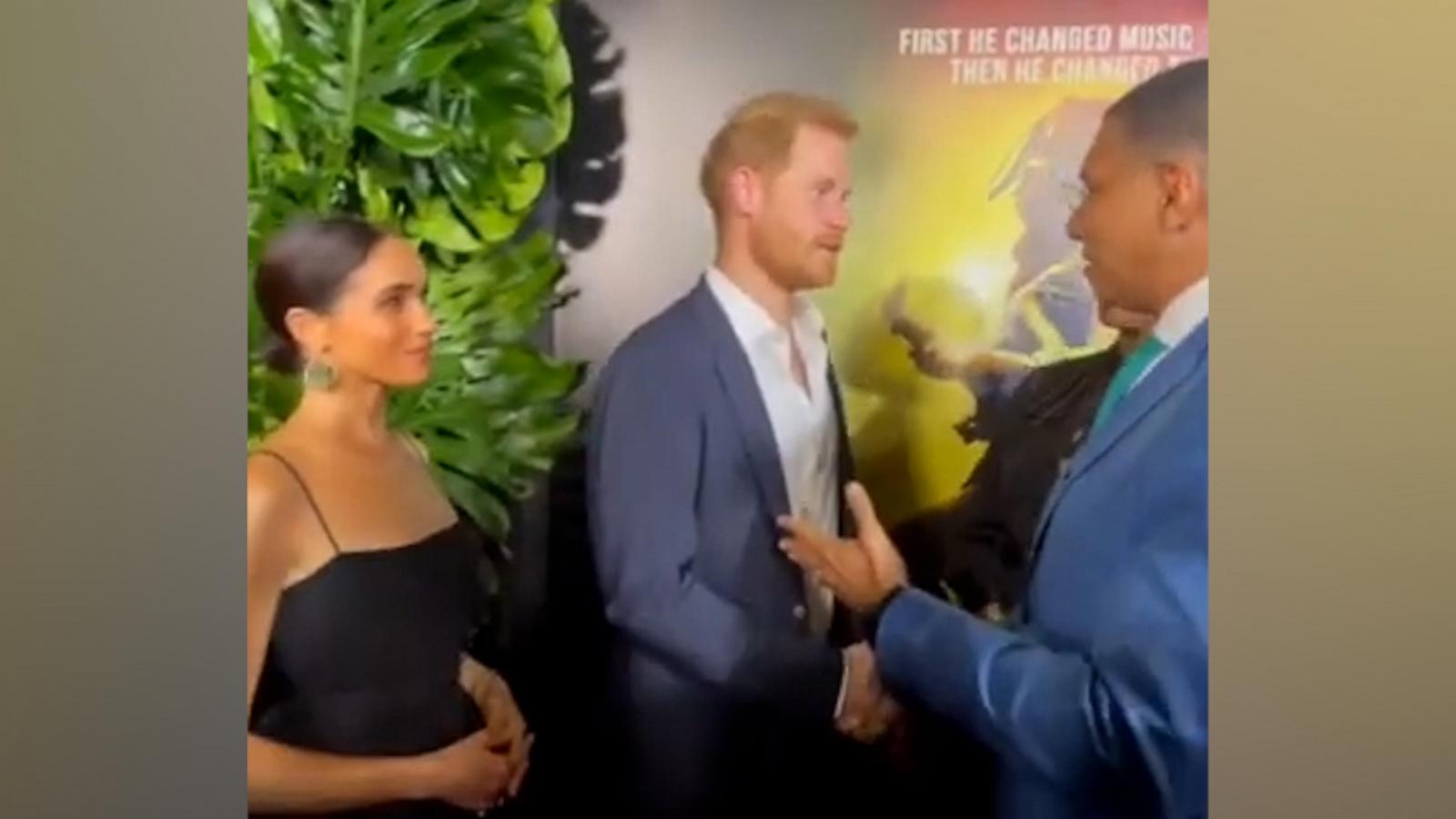 VIDEO: Prince Harry, Meghan attend 'Bob Marley: One Love' premiere in Jamaica