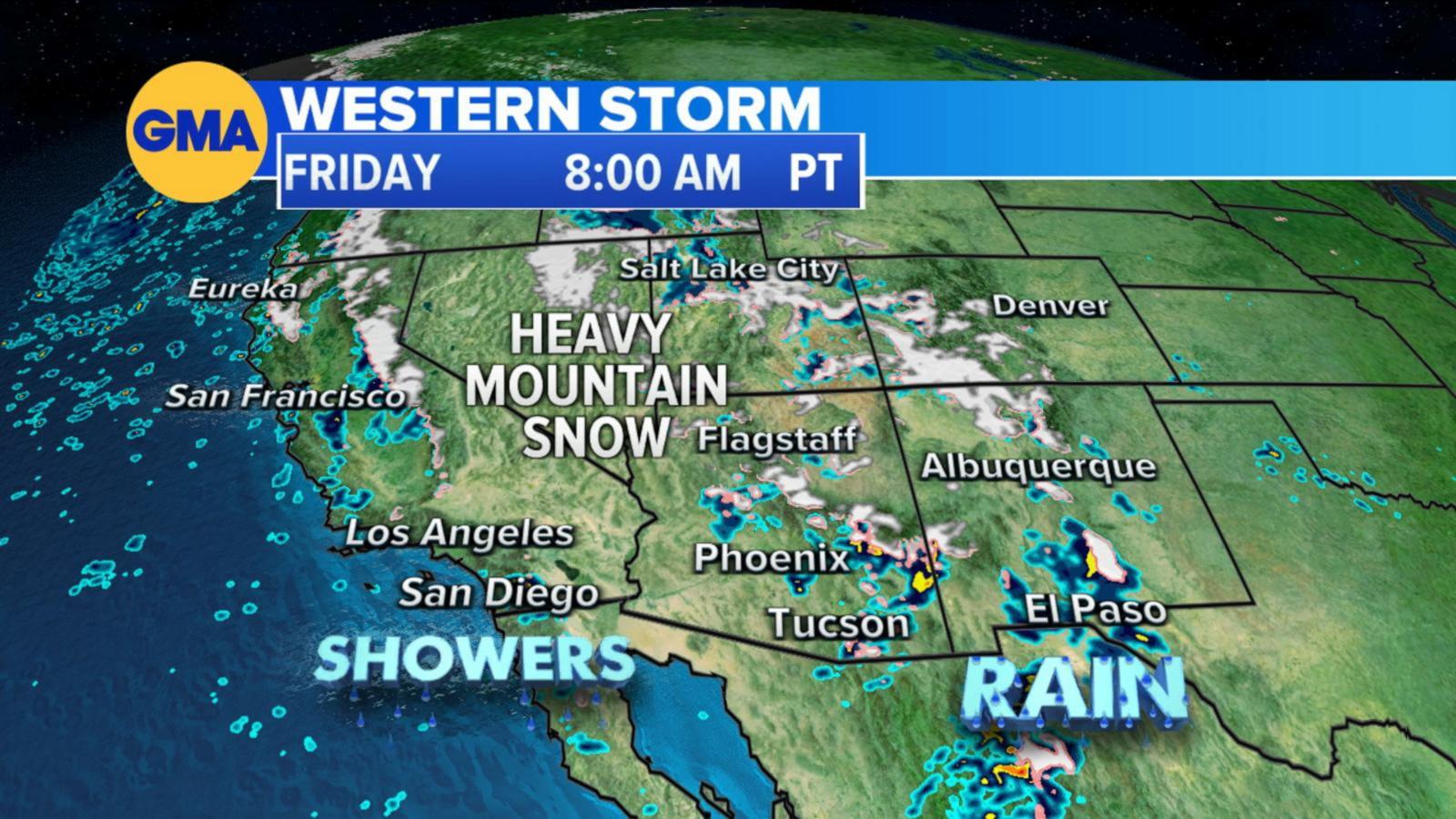 VIDEO: New storm on the way for the West ahead of weekend