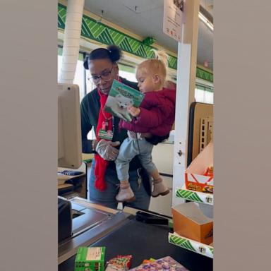 VIDEO: Mom shares heartwarming moment Dollar Tree manager helps daughter during meltdown 