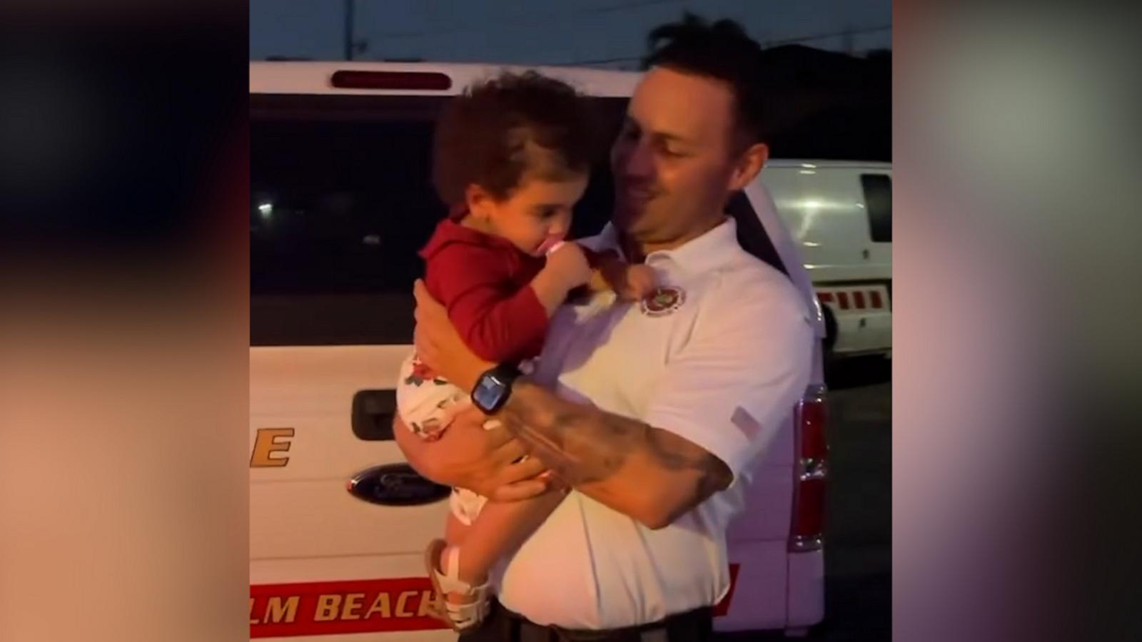 VIDEO: Off-duty firefighter saves neighbor’s daughter from choking