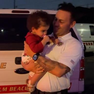 VIDEO: Off-duty firefighter saves neighbor’s daughter from choking 