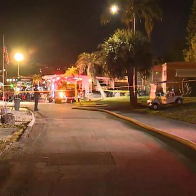 VIDEO: Several killed after small plane crashes into Florida mobile home park