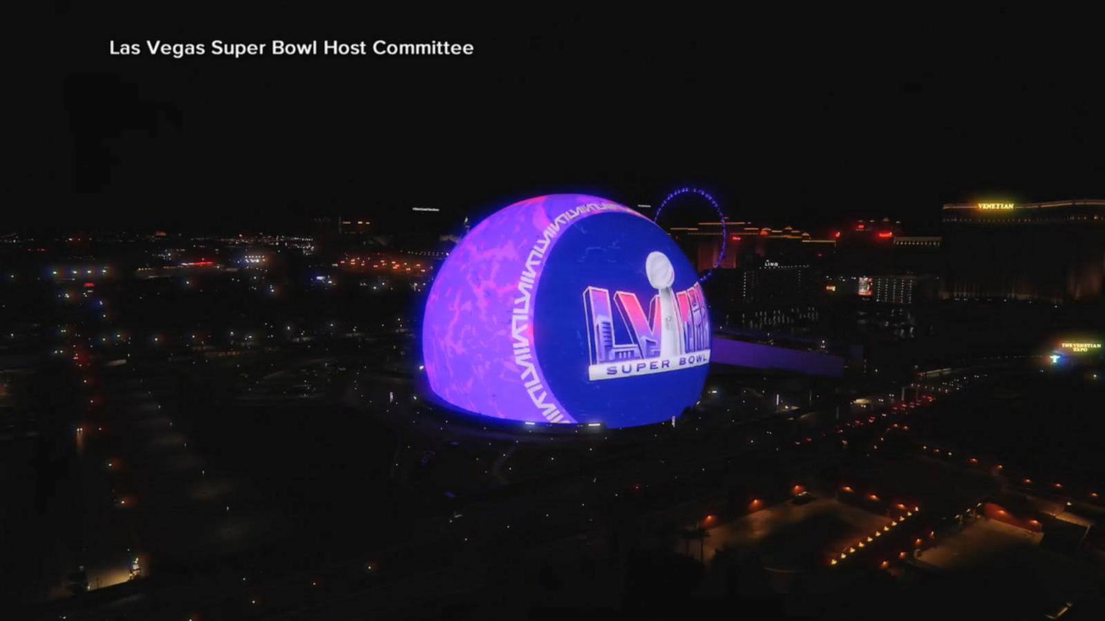 VIDEO: Las Vegas gears up for Super Bowl LVIII