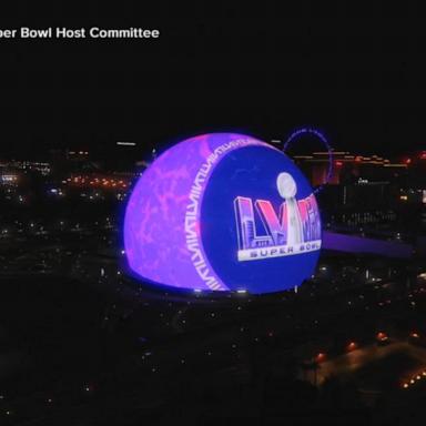 VIDEO: Las Vegas gears up for Super Bowl LVIII