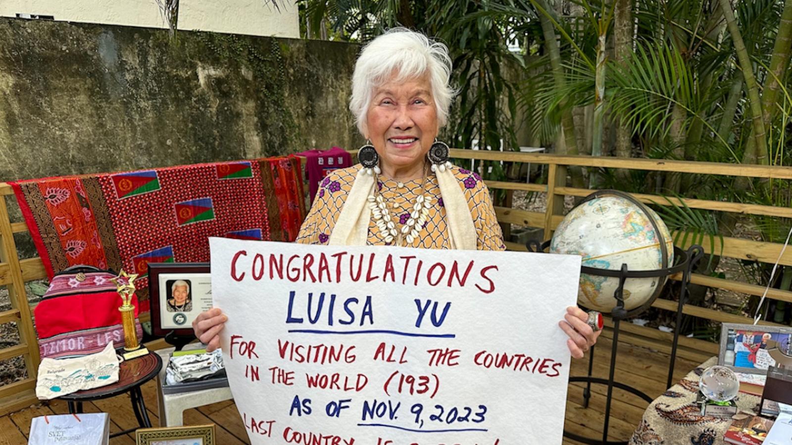 VIDEO: Meet the 79-year-old woman who traveled to every country