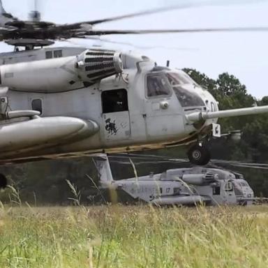 VIDEO: Search for missing Marines after helicopter found