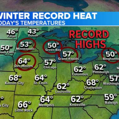 VIDEO: Temperatures rise in Midwest