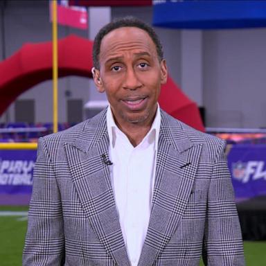 VIDEO: Stephen A. Smith talks Super Bowl 58 and new podcast studio