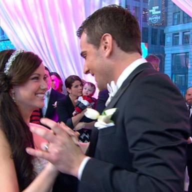 VIDEO: Couple celebrates 10-year anniversary of 'GMA' wedding