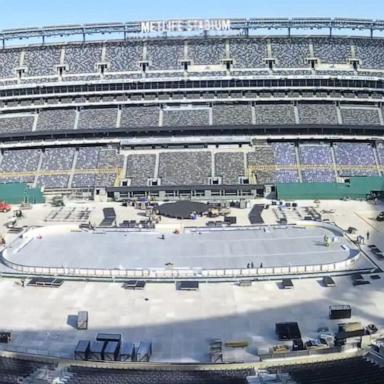 VIDEO: Sneak peak of the NHL Stadium Series at MetLife