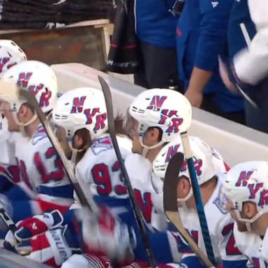 VIDEO: Rangers win in overtime against Islanders in NHL Stadium Series spectacle