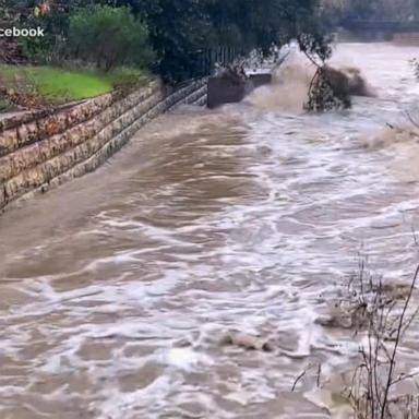 VIDEO: Millions under flood alerts as atmospheric river pummels California