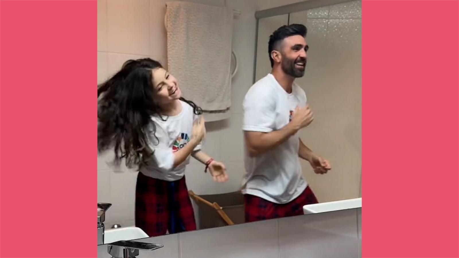 VIDEO: Father-daughter bathroom mirror dances capture the hearts of millions