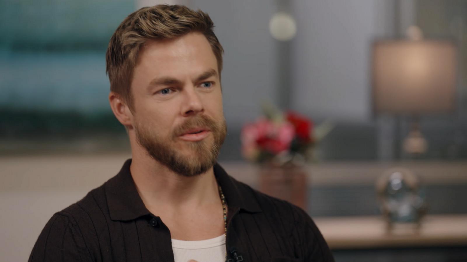 VIDEO: Derek Hough talks returning to dance following his wife Hayley’s recent health scare