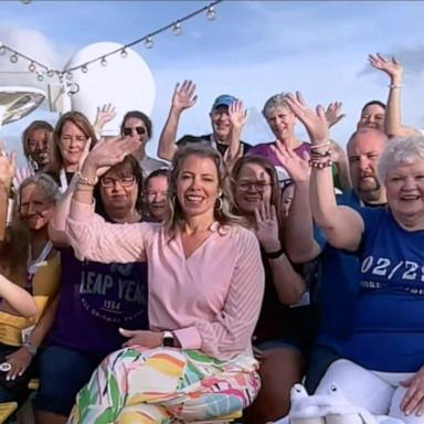 VIDEO: Leap Day ‘babies’ celebrate birthdays on Caribbean cruise