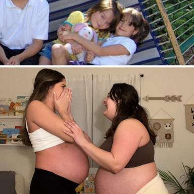 VIDEO: Best friends since childhood give birth 2 days apart