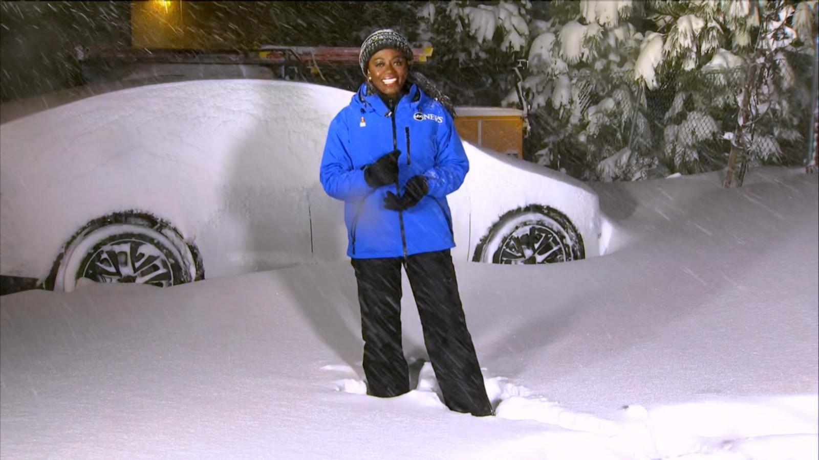 VIDEO: Blizzard warnings in California