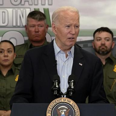 VIDEO: President Biden and Donald Trump at the border on the same day